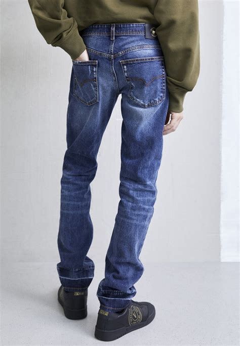 versace relaxed fit jeans|Men's Luxury & Designer Jeans .